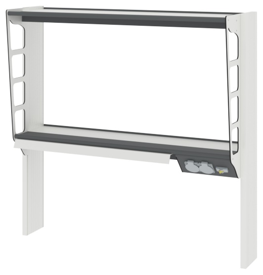 Стеллажи для столов на металлокаркасе